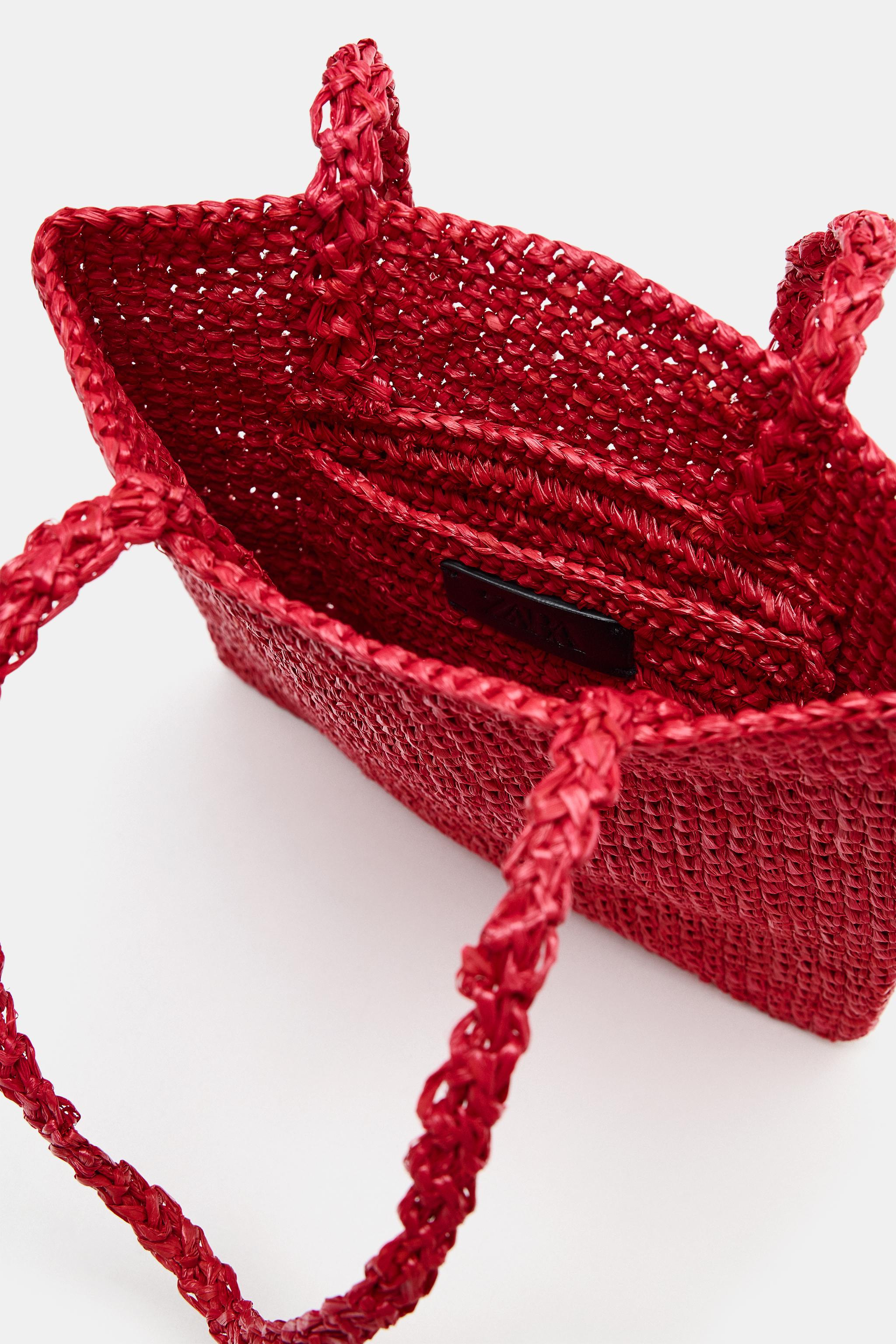 MINI SAC SHOPPER EN RAFIA